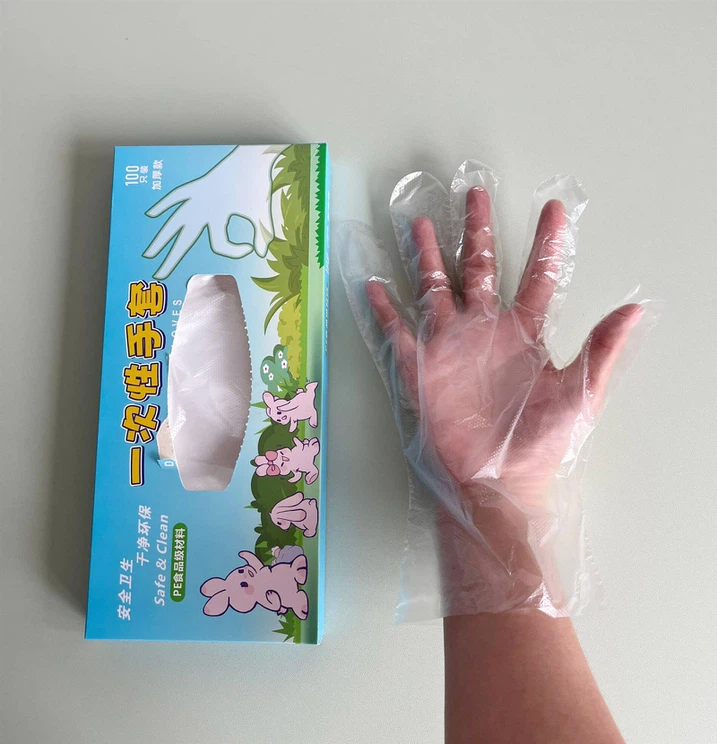 Disposable plastic gloves Disposable plastic gloves