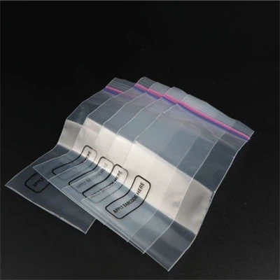 Ziplock elintarvikepakkauspussi